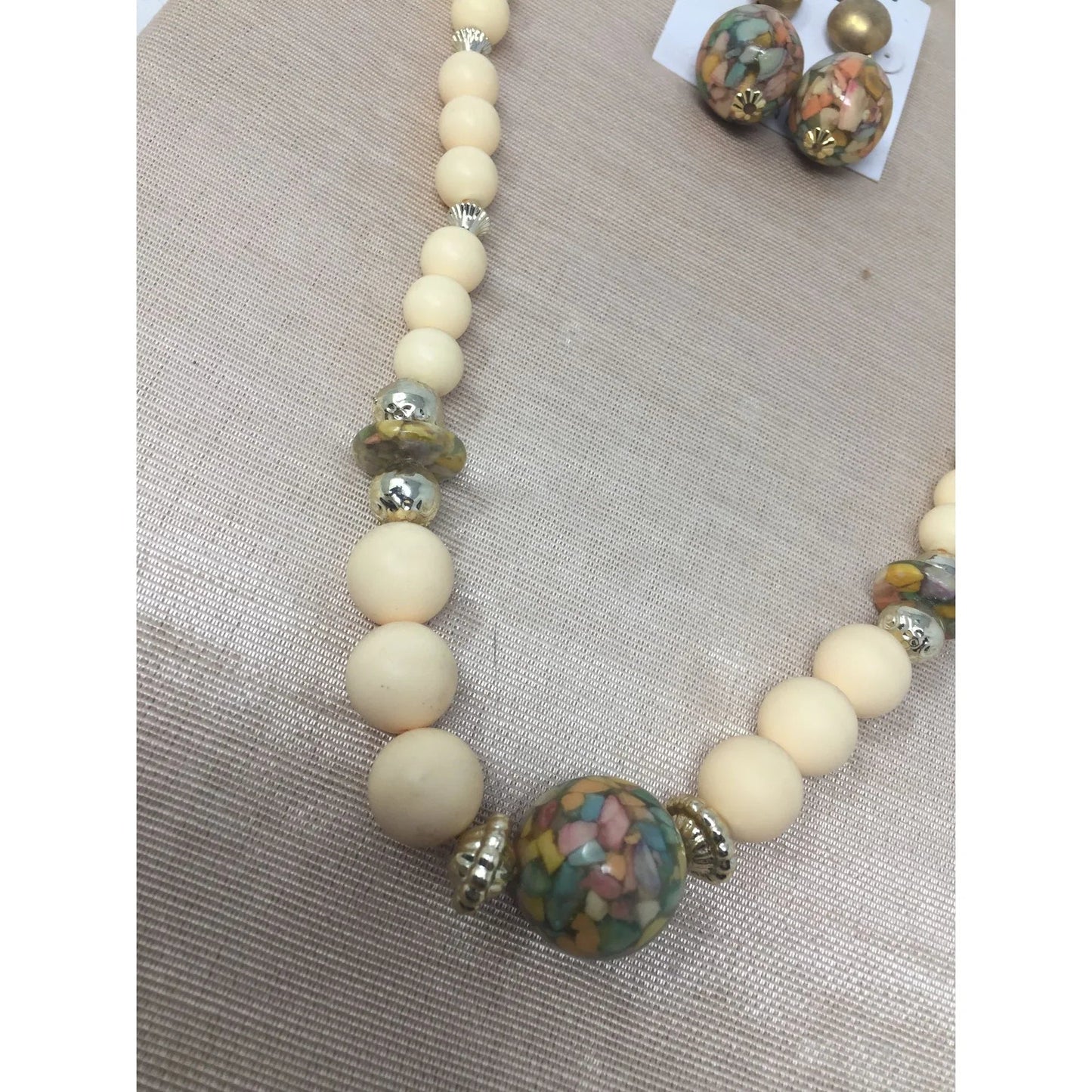 Women's Beautiful Beaded Necklace with Matching Dangle Fashion Earrings - A+ Stuff - Necklaces - A+ Stuff