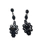 Womens Beautiful Black Drop Clip On Earrings - A+ Stuff - Earrings - A+ Stuff