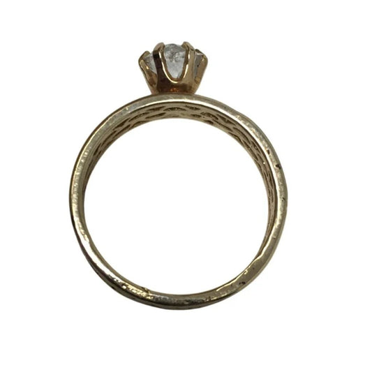 Women's Beautiful Gold Tone Ring (Size 7.5) - A+ Stuff - Ring - A+ Stuff