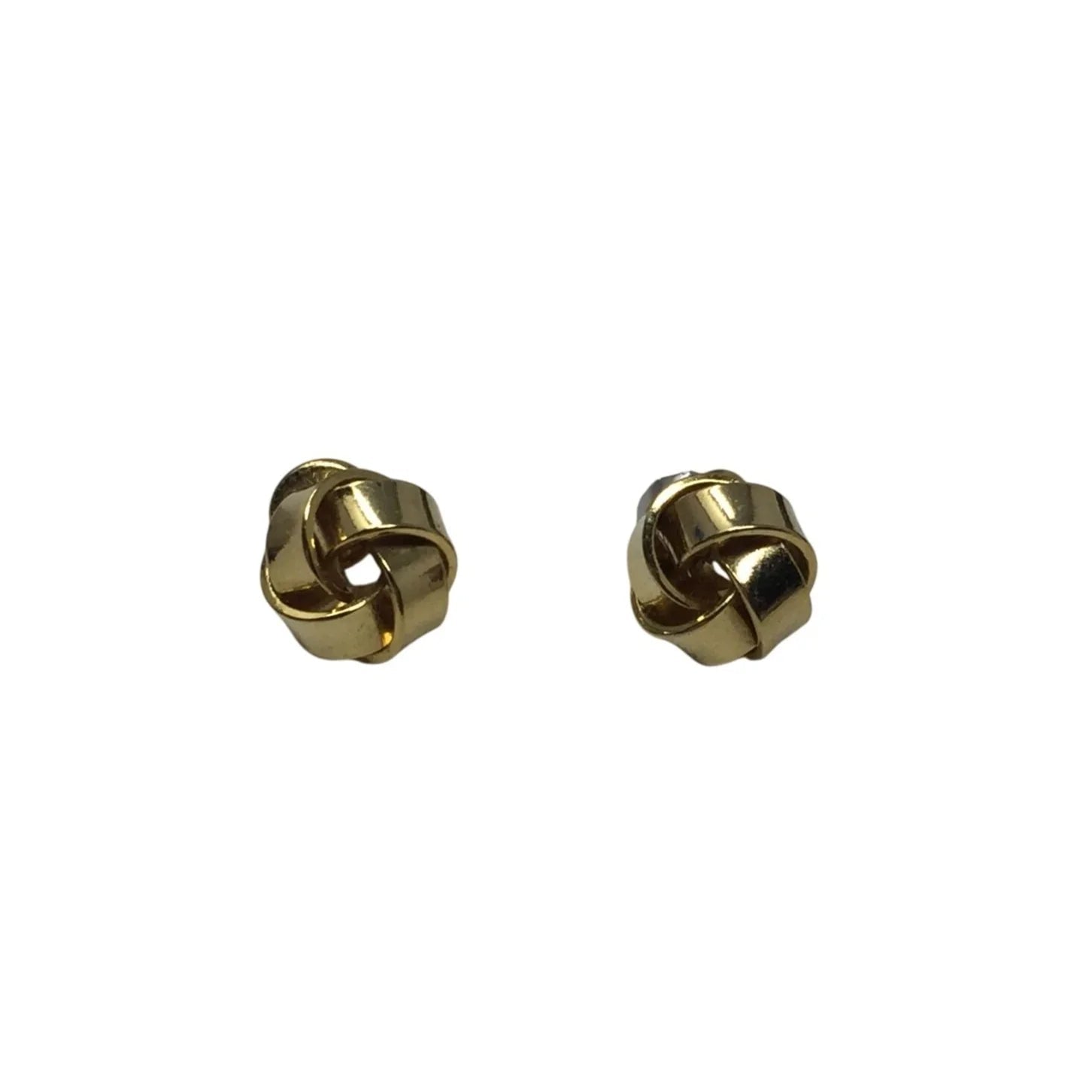 Women's Beautiful Gold Tone Stud Knot Earrings with Backs - A+ Stuff - Earrings - A+ Stuff