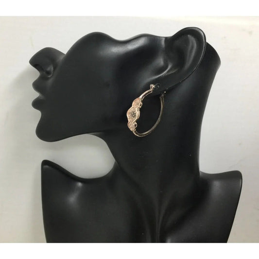 Women's Beautiful Rose Gold Hoop Earrings - A+ Stuff - Earrings - A+ Stuff