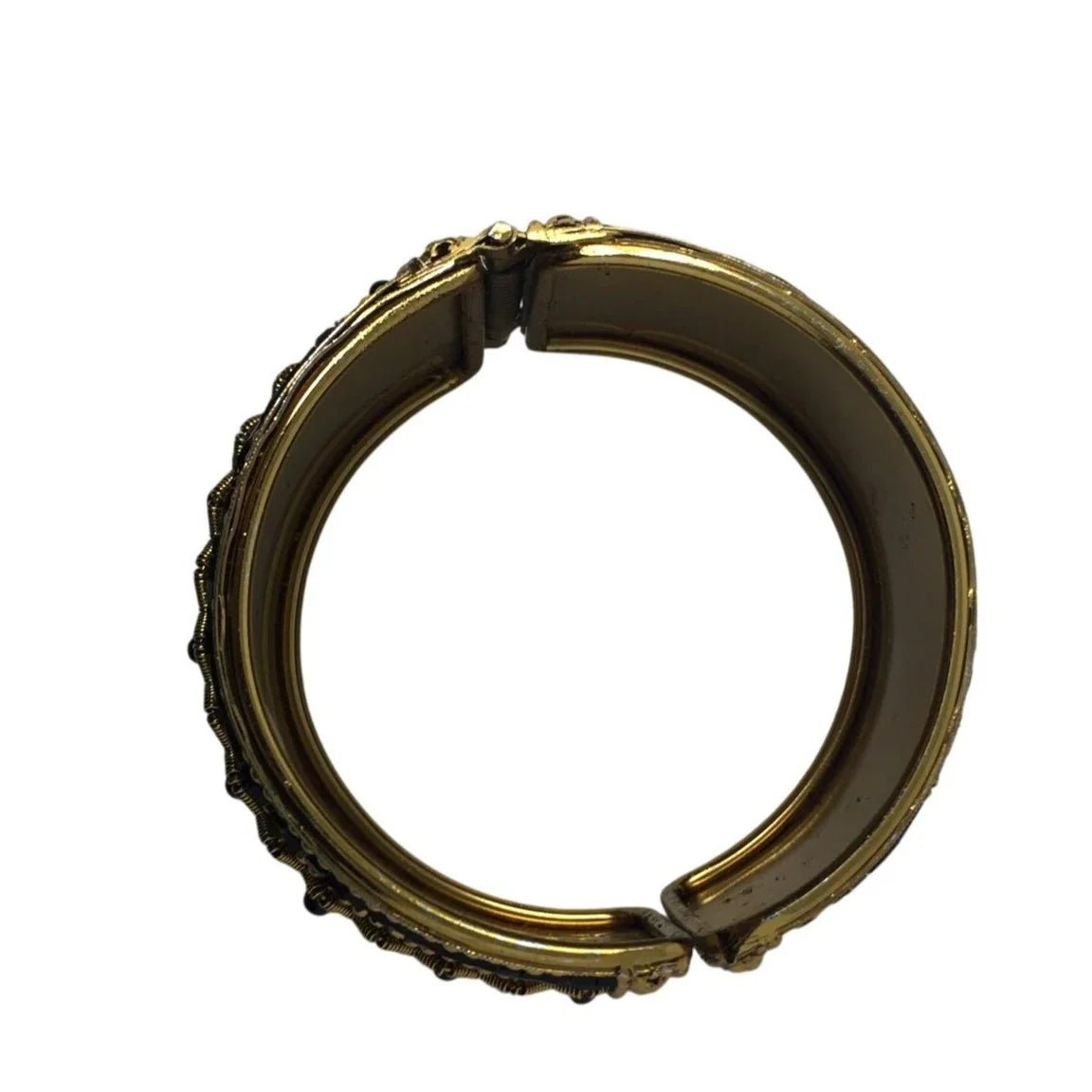 Women's Black and Gold Fashion Cuff Bracelet - A+ Stuff - Bracelet - A+ Stuff