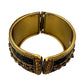 Women's Black and Gold Fashion Cuff Bracelet - A+ Stuff - Bracelet - A+ Stuff