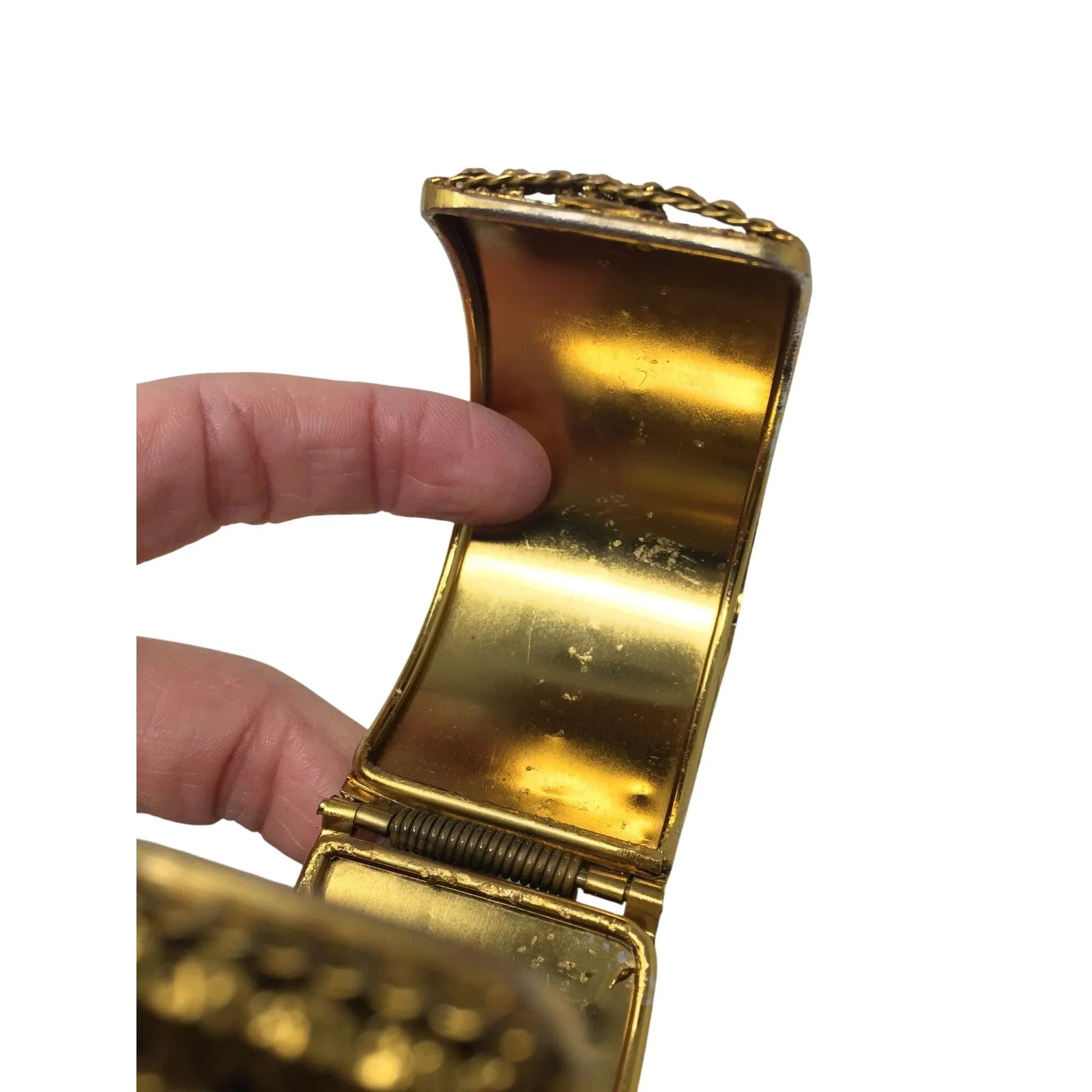 Women's Black and Gold Fashion Cuff Bracelet - A+ Stuff - Bracelet - A+ Stuff
