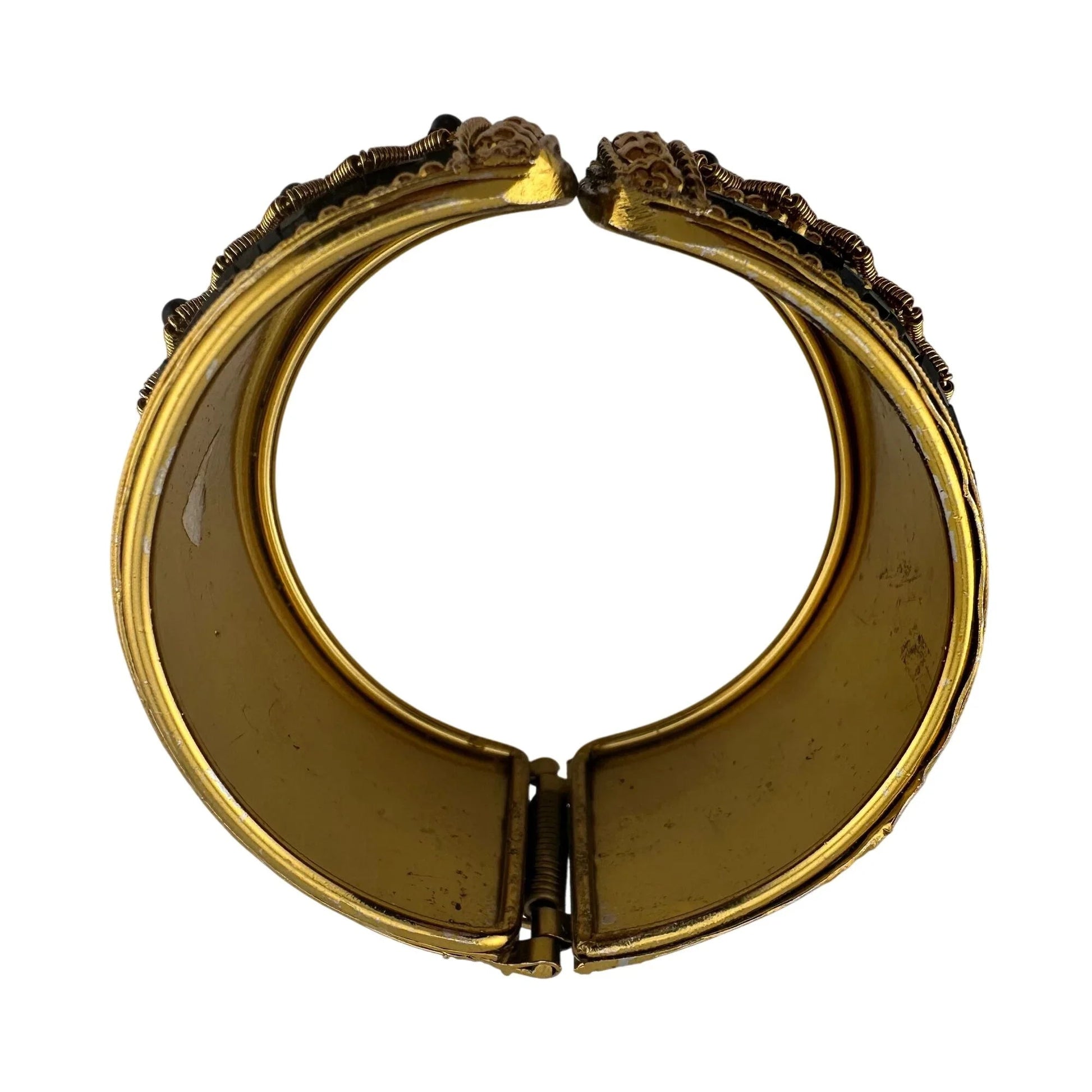 Women's Black and Gold Fashion Cuff Bracelet - A+ Stuff - Bracelet - A+ Stuff