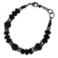 Women's Black and Silver Beaded Bracelet with Lobster Clasp - A+ Stuff - Bracelet - A+ Stuff