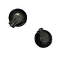 Women's Black and Silver Tone Clip On Earrings - A+ Stuff - Earrings - A+ Stuff