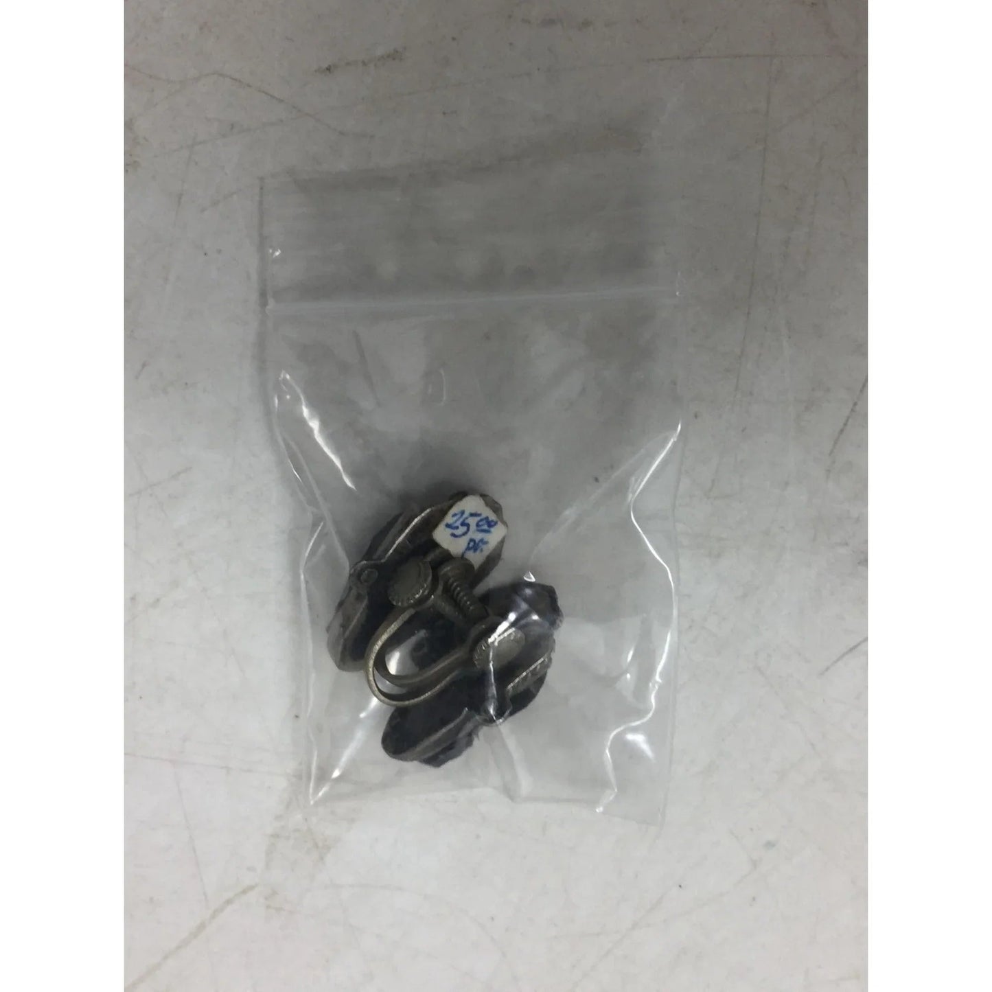 Women's Black and Silver Tone Screw Back Clip on Earrings - A+ Stuff - Earrings - A+ Stuff