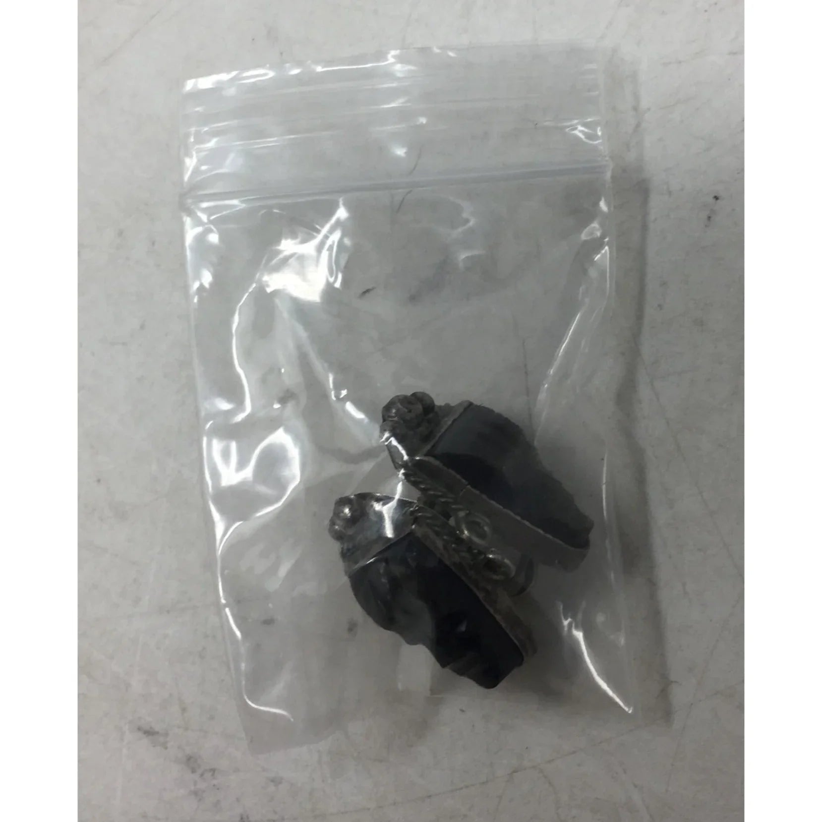 Women's Black and Silver Tone Screw Back Clip on Earrings - A+ Stuff - Earrings - A+ Stuff