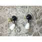 Women's Black and White Dangle Earrings with Backs - A+ Stuff - Earrings - A+ Stuff