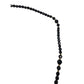 Women's Black Beaded Necklace with Gold Tone Clasp - A+ Stuff - Necklace - A+ Stuff