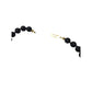 Women's Black Beaded Necklace with Gold Tone Clasp - A+ Stuff - Necklace - A+ Stuff