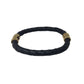 Women's Black Braided Bracelet with Gold Hardware - A+ Stuff - Bracelet - A+ Stuff