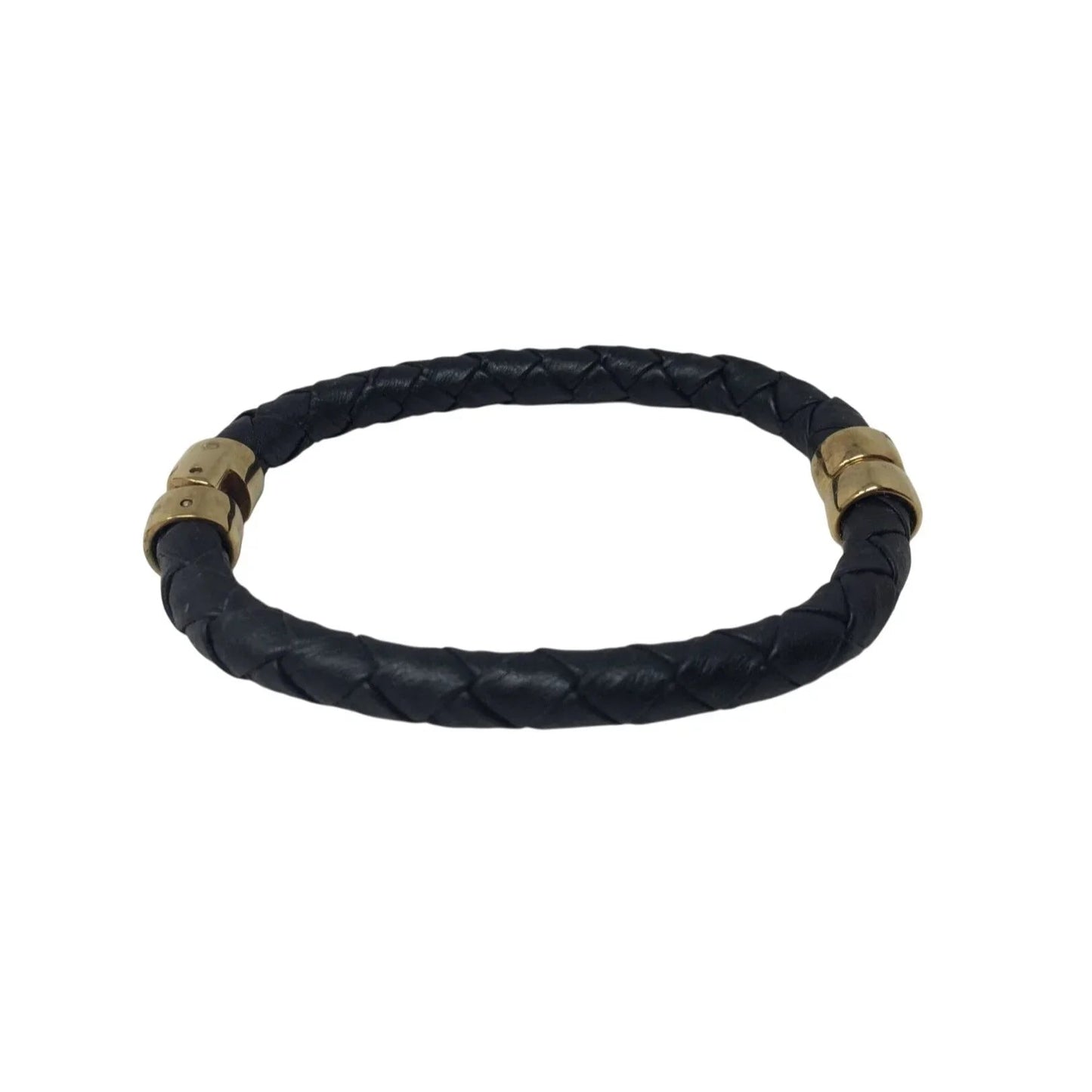 Women's Black Braided Bracelet with Gold Hardware - A+ Stuff - Bracelet - A+ Stuff
