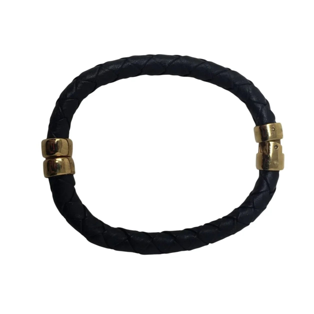 Women's Black Braided Bracelet with Gold Hardware - A+ Stuff - Bracelet - A+ Stuff