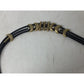 Women's Black Layered Rope Necklace with Gold and Silver Charms - A+ Stuff - necklace - A+ Stuff