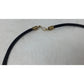 Women's Black Layered Rope Necklace with Gold and Silver Charms - A+ Stuff - necklace - A+ Stuff