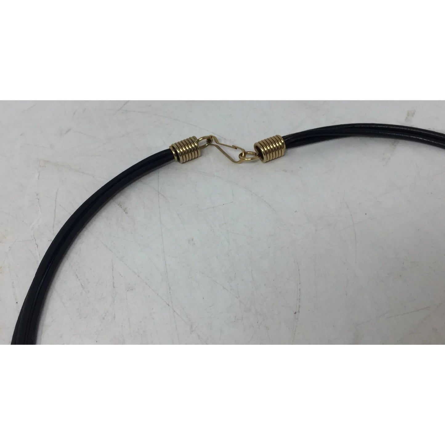 Women's Black Layered Rope Necklace with Gold and Silver Charms - A+ Stuff - necklace - A+ Stuff