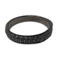 Women's Black/Silver Tone Gunmetal Mesh Chain Bangle Bracelet - A+ Stuff - Bracelet - A+ Stuff