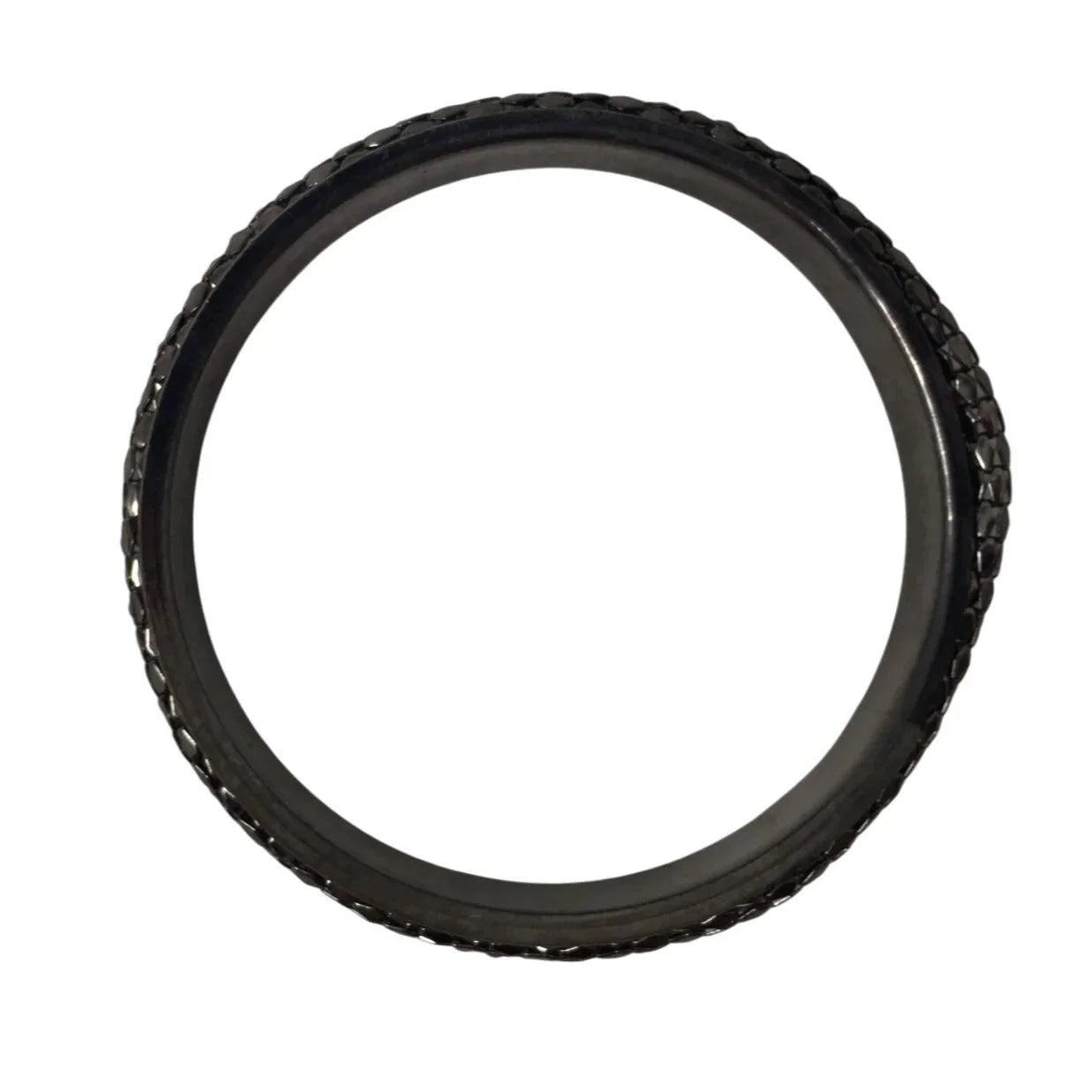 Women's Black/Silver Tone Gunmetal Mesh Chain Bangle Bracelet - A+ Stuff - Bracelet - A+ Stuff