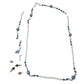Women's Blue and White Beaded Necklace and Extra Beads/Pieces - A+ Stuff - Necklace - A+ Stuff