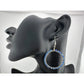 Womens Blue & Silver Hoop Earrings with Green Jewelry Pouch - A+ Stuff - Earrings - A+ Stuff