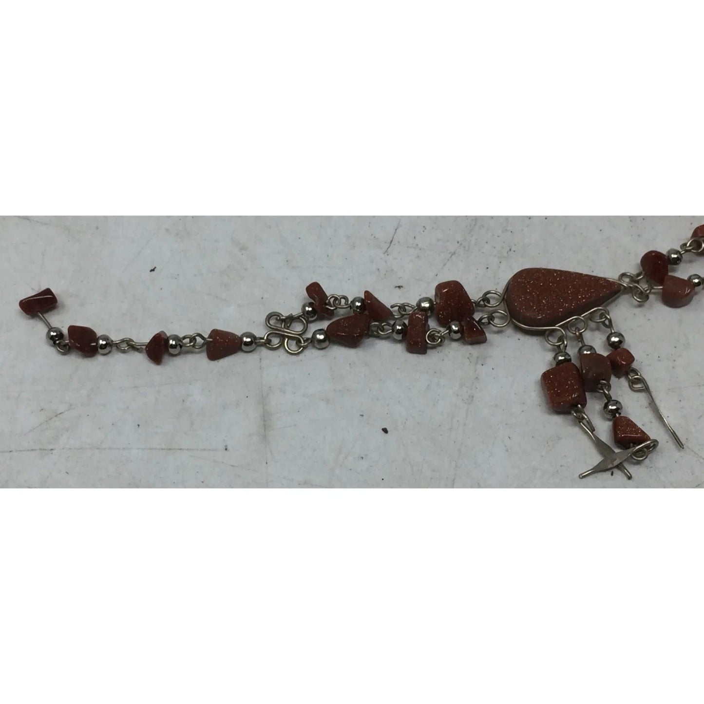 Women's Bracelet with Brown Sparkly Beads & Hook Clasp - A+ Stuff - Bracelet - A+ Stuff