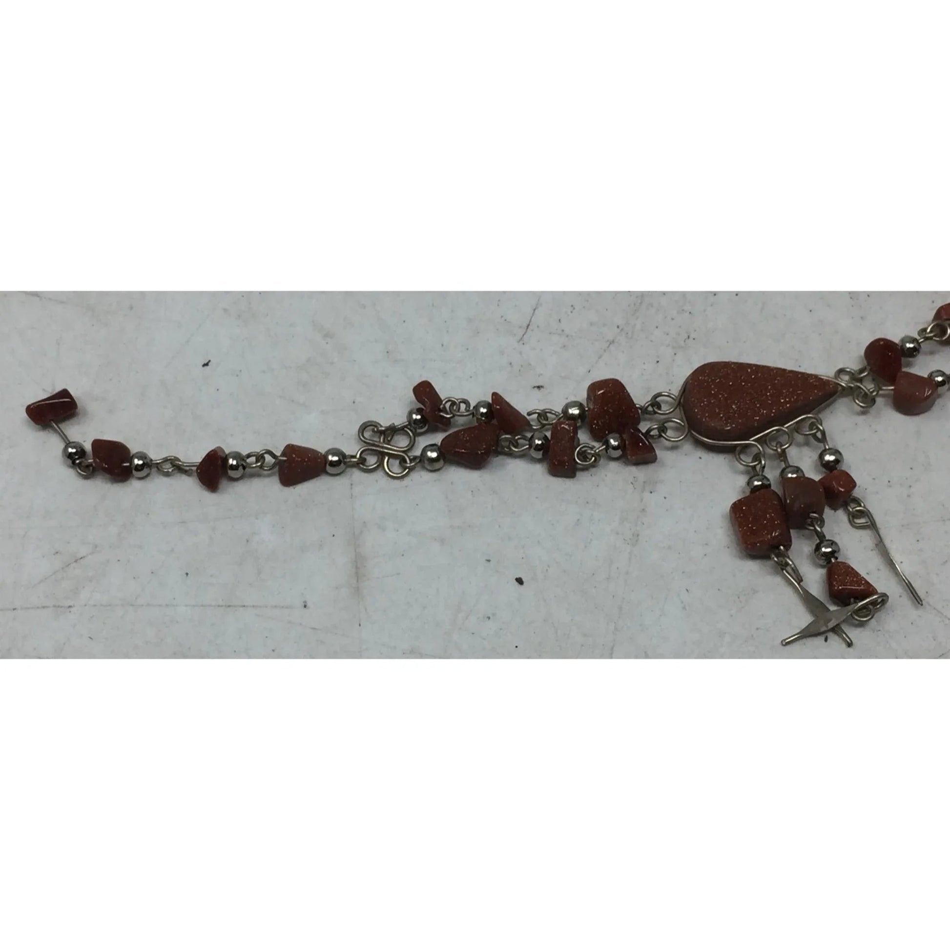 Women's Bracelet with Brown Sparkly Beads & Hook Clasp - A+ Stuff - Bracelet - A+ Stuff