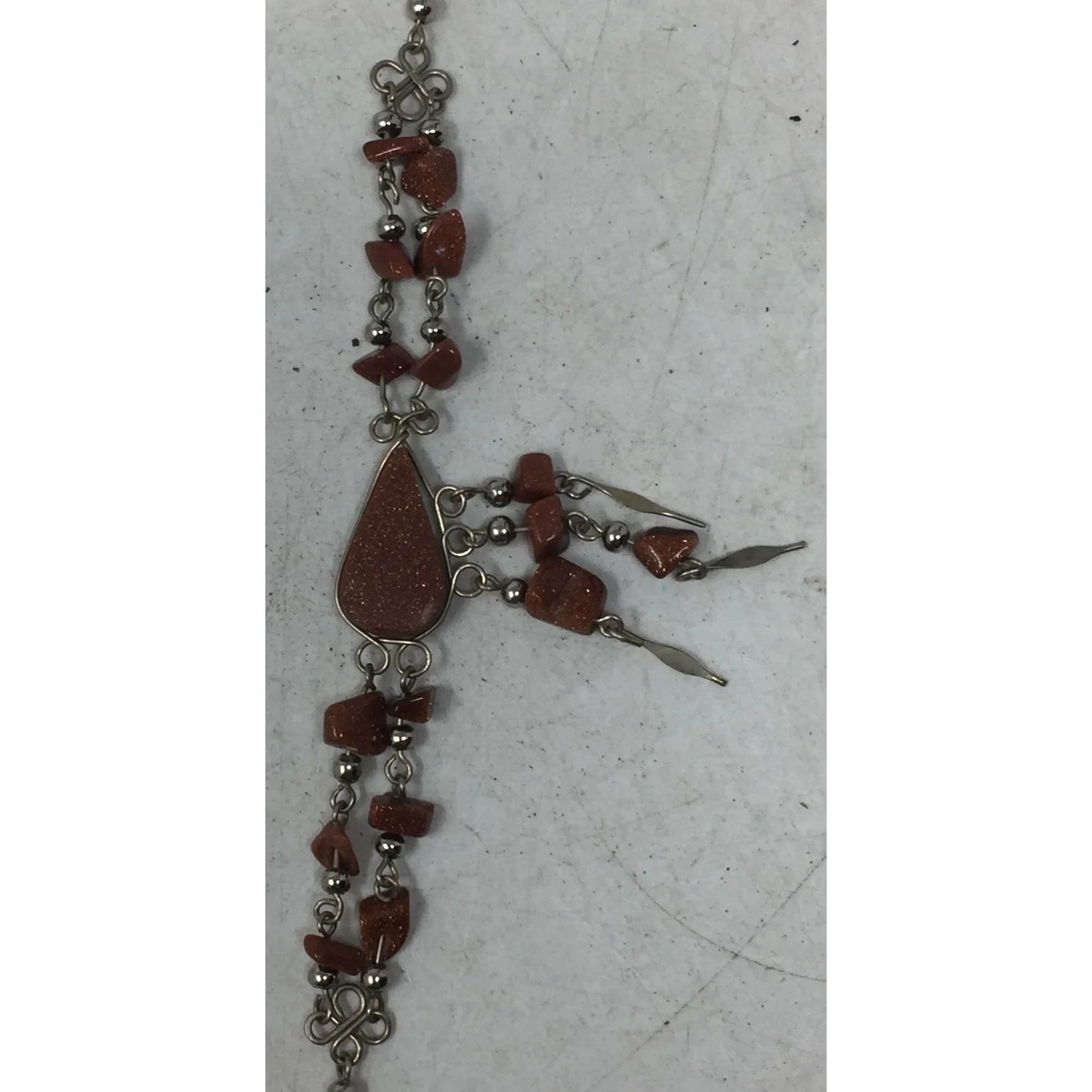 Women's Bracelet with Brown Sparkly Beads & Hook Clasp - A+ Stuff - Bracelet - A+ Stuff