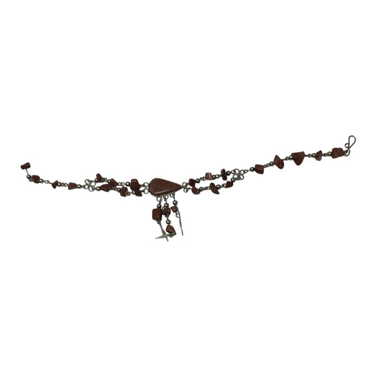 Women's Bracelet with Brown Sparkly Beads & Hook Clasp - A+ Stuff - Bracelet - A+ Stuff