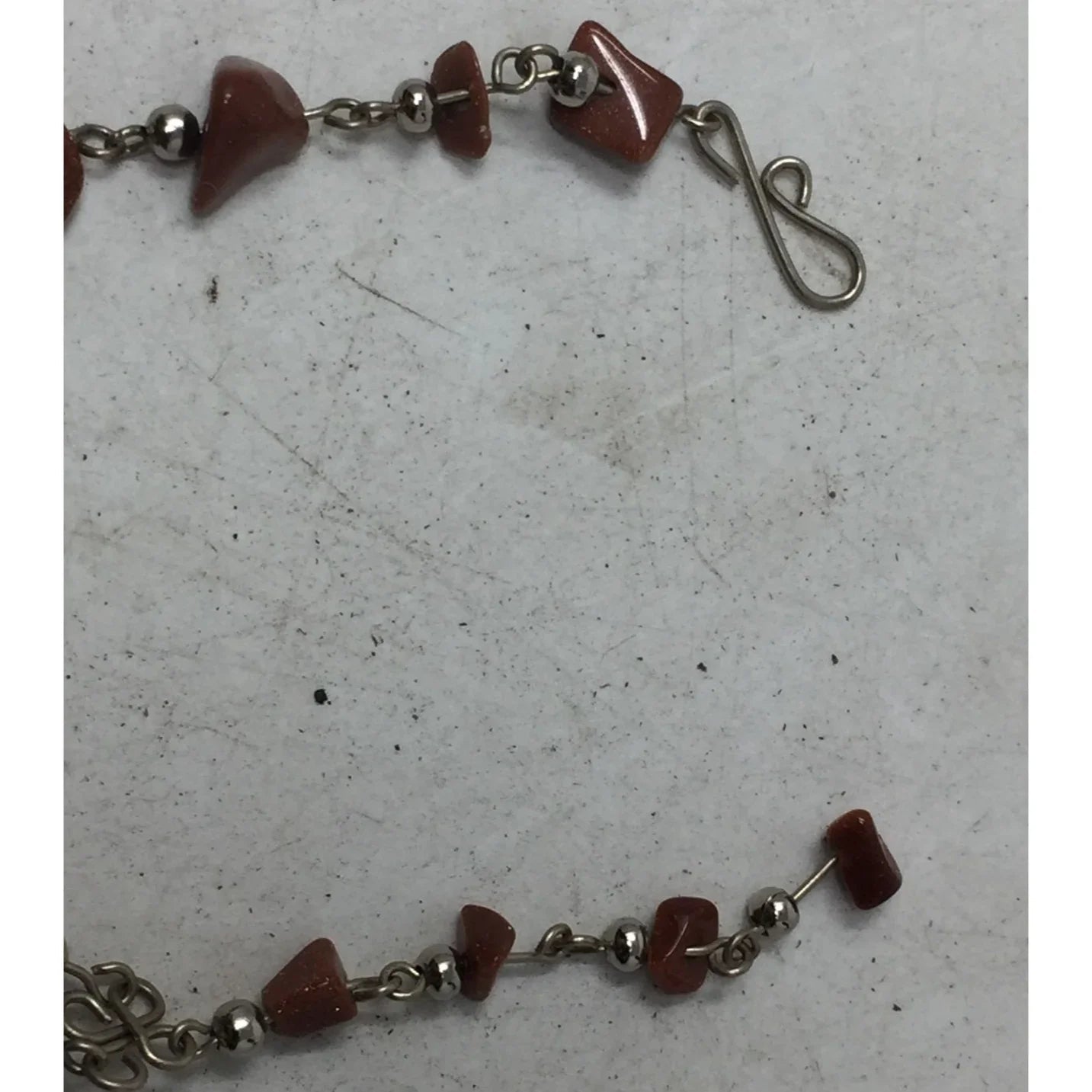 Women's Bracelet with Brown Sparkly Beads & Hook Clasp - A+ Stuff - Bracelet - A+ Stuff