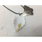 Women's Carved Shell Butterfly and Leaf Pendant Necklace - A+ Stuff - Necklace - A+ Stuff