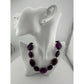Women's Chunky Purple Necklace with Clasp - A+ Stuff - necklace - A+ Stuff