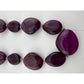 Women's Chunky Purple Necklace with Clasp - A+ Stuff - necklace - A+ Stuff