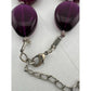 Women's Chunky Purple Necklace with Clasp - A+ Stuff - necklace - A+ Stuff