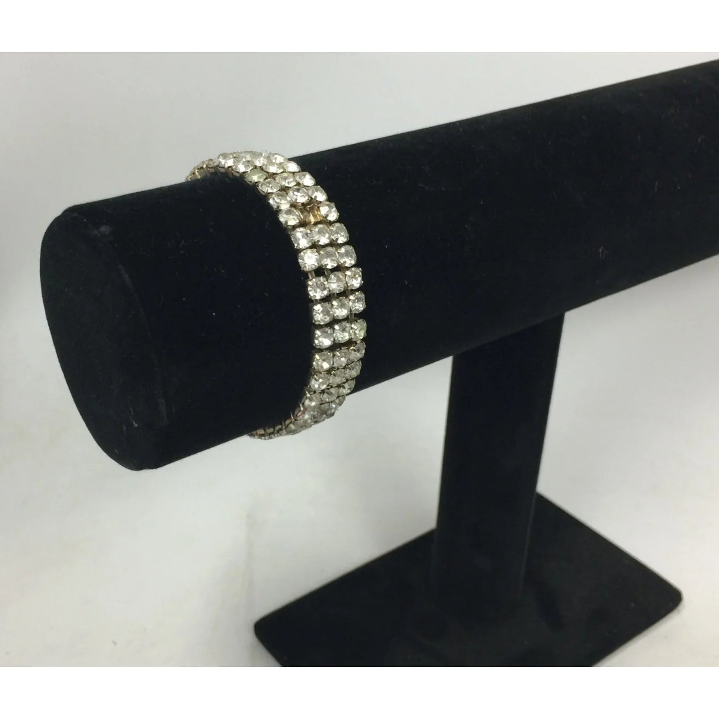 Women's Classy Elegant Silver Toned Rhinestone Bracelet - A+ Stuff - Bracelet - A+ Stuff