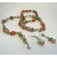 Women's Colorful Beaded Necklace and Matching Earrings - A+ Stuff - Necklaces - A+ Stuff