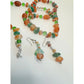 Women's Colorful Beaded Necklace and Matching Earrings - A+ Stuff - Necklaces - A+ Stuff