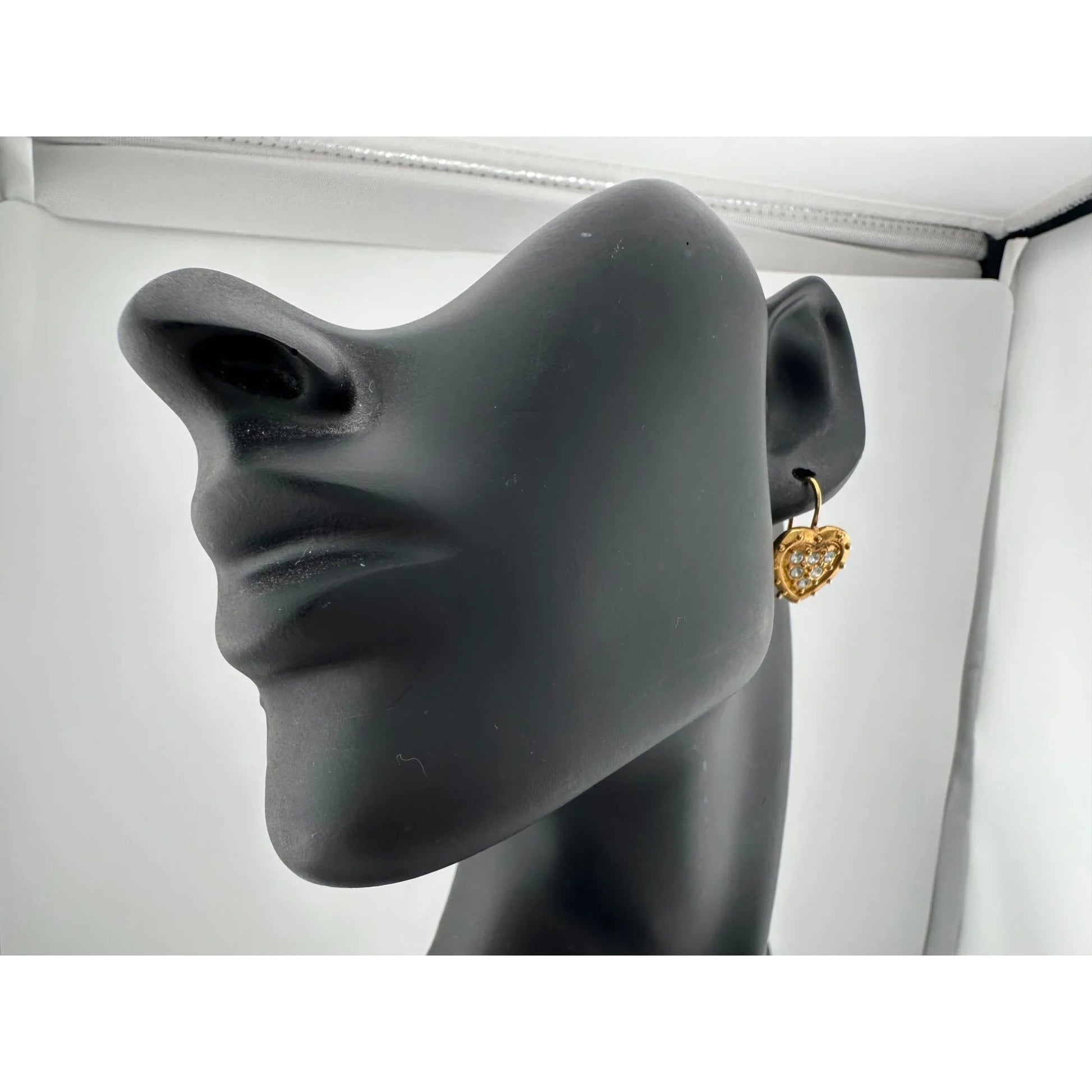 Women's Danecraft 24 Karat Gold Over Sterling Heart Shaped Earrings with Tags - danecraft - Earrings - A+ Stuff