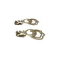 Women's Filigree Design Clip on Gold Tone Dangle Earrings - A+ Stuff - earrings - A+ Stuff