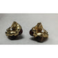 Women's Gold tone and Brown Shiny Acorn Clip on Earrings - A+ Stuff - Earrings - A+ Stuff