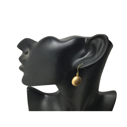 Women's Gold Tone Circle Dangle Earrings - A+ Stuff - Earrings - A+ Stuff