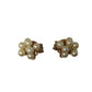 Women's Gold Tone Cluster Clip on Earrings with Faux Pearls on them - A+ Stuff - earrings - A+ Stuff