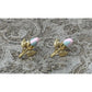 Women's Gold Tone Dainty Flower Rose Bud Stud Earrings - A+ Stuff - Earrings - A+ Stuff