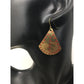 Women's Gold Tone Earrings with Red Shape Design on them - A+ Stuff - earrings - A+ Stuff