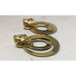 Women's Gold Tone Orange and Green Earrings - A+ Stuff - Earrings - A+ Stuff