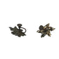Women's Gold Tone Screw Back Earrings - A+ Stuff - Earrings - A+ Stuff
