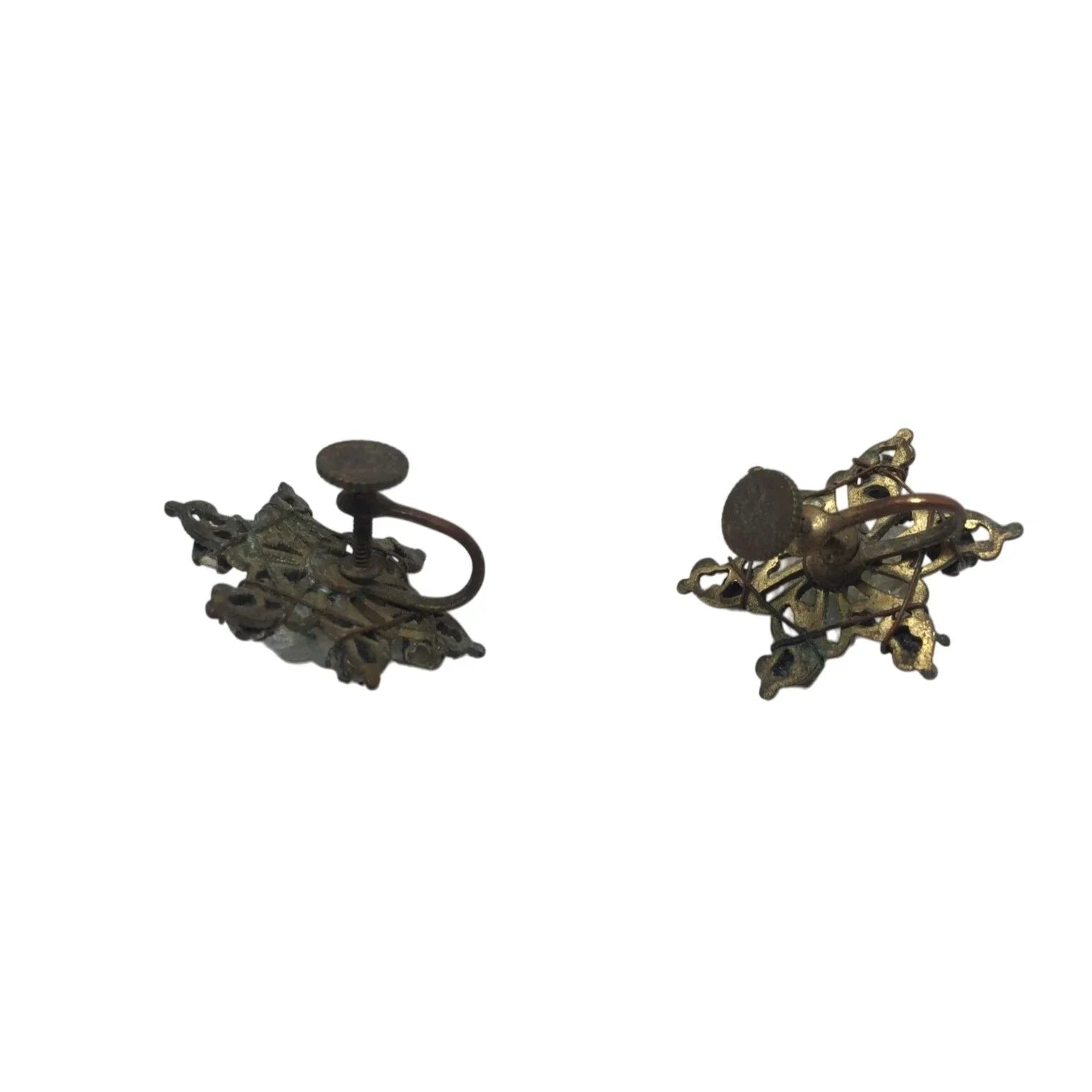 Women's Gold Tone Screw Back Earrings - A+ Stuff - Earrings - A+ Stuff