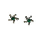 Women's Gold Tone Starburst Five Pointed Star Screw Back Earrings with Rhinestones - A+ Stuff - Earrings - A+ Stuff