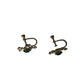 Women's Gold Tone Starburst Five Pointed Star Screw Back Earrings with Rhinestones - A+ Stuff - Earrings - A+ Stuff